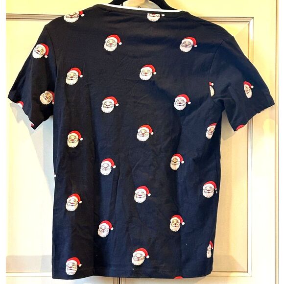 Christmas Santa T-Shirt with Bows - Size 11/12 - Picture 2 of 4